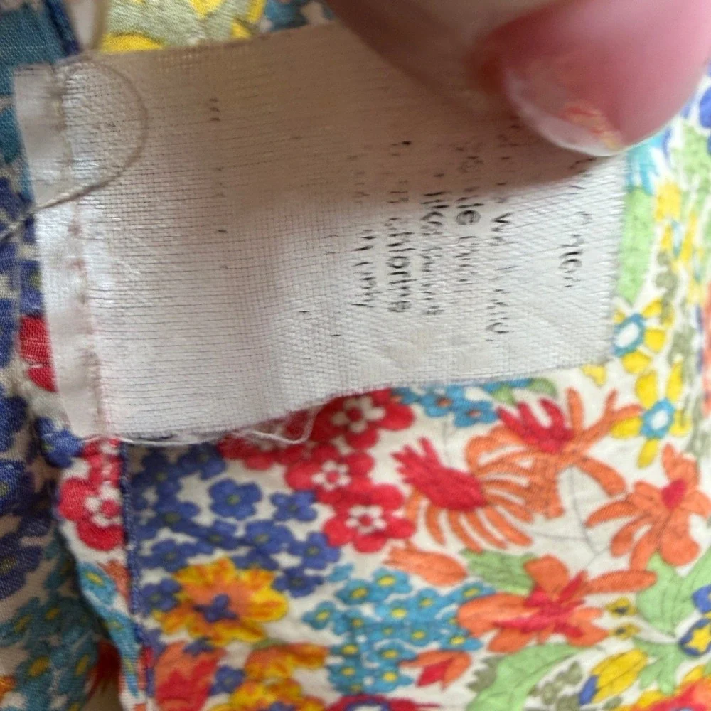 J.Crew Liberty Art Fabrics Floral Button Down Shirt Margaret Annie Print 4 Faded